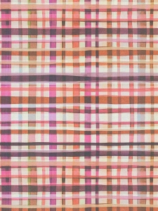 Tapeta na zeď ANNA and ANDREA, lines oranžová