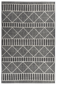 Koberec TOM TAILOR Funky Outdoor pro vnitřní a venkovní využití, Geometric černý