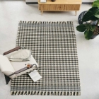 Vlněný koberec Atelier Coco černo bílý