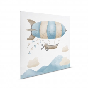 Dětský obraz na plátně Lilly & Luis – vzducholoď