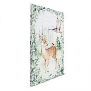 Dětský obraz na plátně Lilly and Luis Srnec