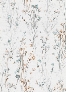 tapeta na zeď, Forest dreams, kvítí modrá