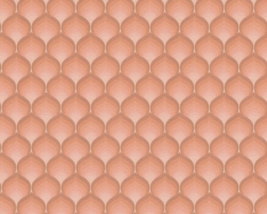 Tapeta na zeď RETRO CHIC, vějíř červená